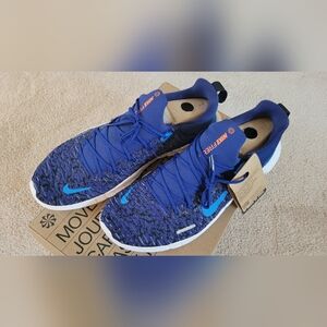 Nike Mens Free RN 5.0 Deep Royal Blue/Photo Blue and Orange Running Shoes